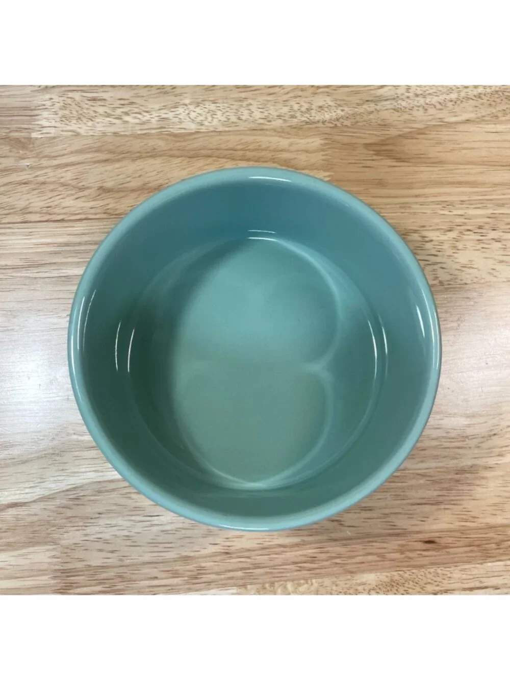 Celadon Green 3D Raised Paw Print Ceramic Dog Bowl Feeding Dish Heavy